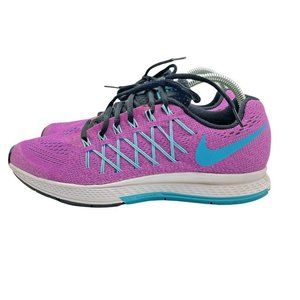 Nike Zoom Pegasus 32 Women's Purple Blue Athletic Walking Running Shoes Size 10
